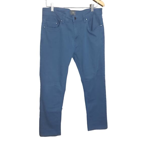 Jachs New York Mens Blue Straight Fit Jeans Size 34-30 - Picture 3 of 10